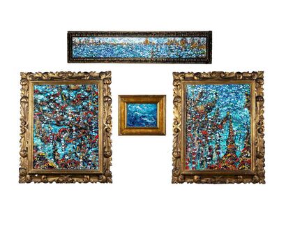 FRAMES/ VENICE (polittico) x 4 - a Paint Artowrk by Ekaterina Chorina